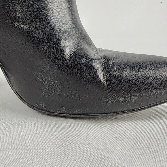 Kristin Cavallari Chinese Laundry Black Leather Ankle Boots Size 7.5 - Picture 6 of 12